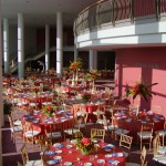 Grand Lobby set-up for a formal reception